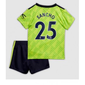 Baby Fußballbekleidung Manchester United Jadon Sancho #25 3rd Trikot 2022-23 Kurzarm (+ kurze hosen)